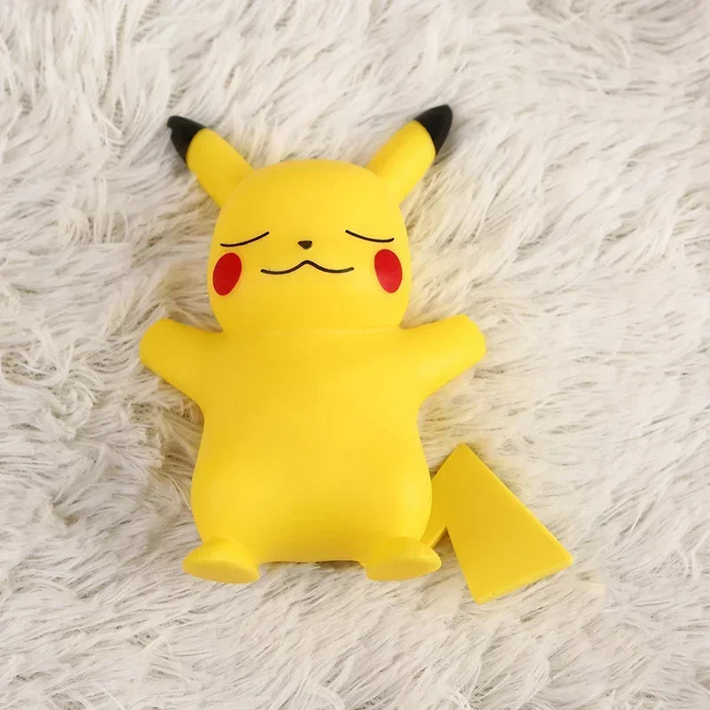 NIMISO Pokemon Pikachu Luminous Figures Glowing Children Toy Bedside Lamp Led Lamp Kawaii Children Birthday Gift Girl